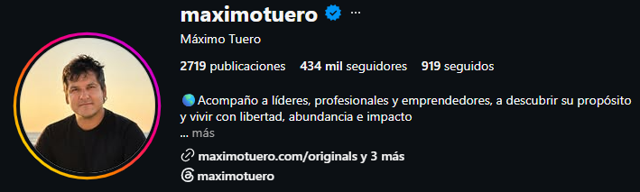 Máximo Tuero — Instagram