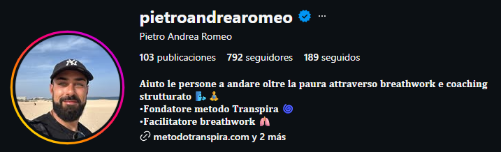 Pietro Andrea Romeo — Instagram